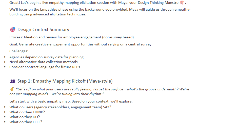 Design Thinking Workflow